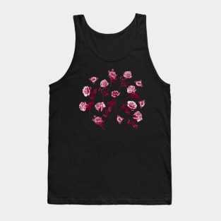 Pink Roses Tank Top